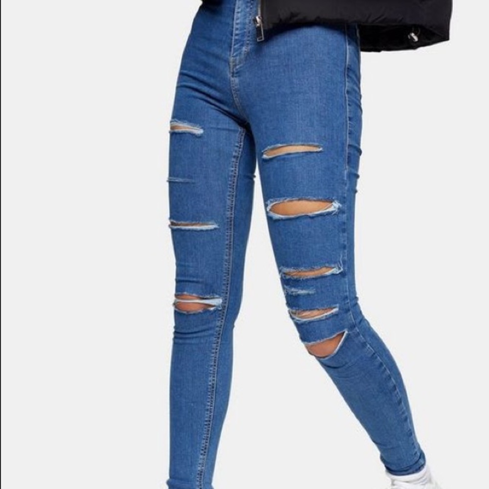 topshop joni jeans